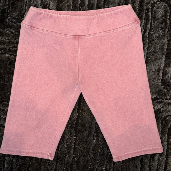 Guru active mauve cotton gym biker shorts stretch workout - Picture 1 of 4